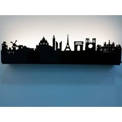 SAGOMATA ® - Lampada skyline Parigi (Paris) 30cm CONSEGNA GRATIS IN TUTTA ITALIA